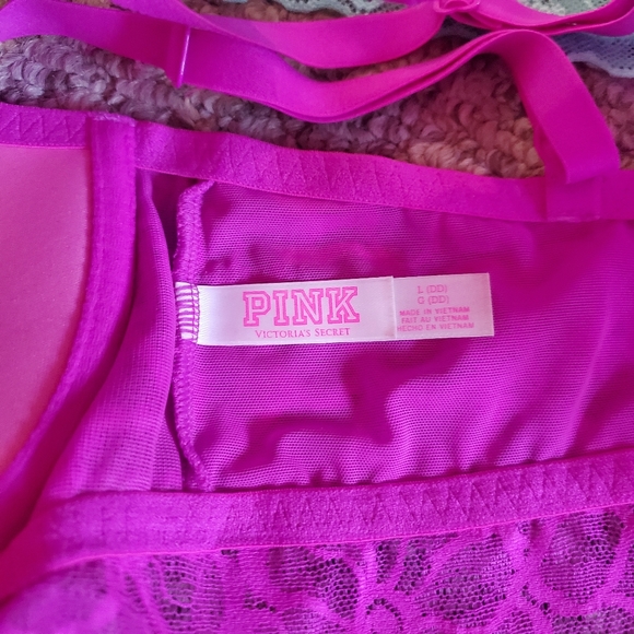VS Pink lace bralette set - Picture 2 of 3